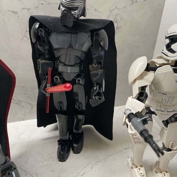 Lego Star Wars Stormtrooper Captain Phasma Kylo Ren Lot of 3 - Picture 4 of 10